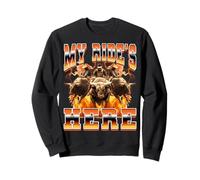 Bull Rider Bull Riding Bottes Style années 90 My Ride's Here Sweatshirt