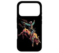 Bull Riding Rodéo Rider Bucking Bull Cowboy Western Coque pour iPhone 17 Pro