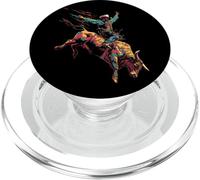 Bull Riding Rodéo Rider Bucking Bull Cowboy Western PopSockets PopGrip pour MagSafe