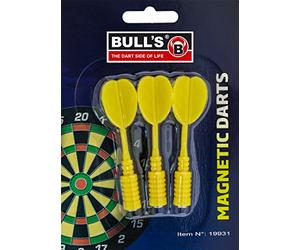 Bull S Lot de Magnetic Dart., Jaune, 1