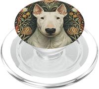 Bull Terrier Anglais Blanc Beau Vintage PopSockets PopGrip pour MagSafe