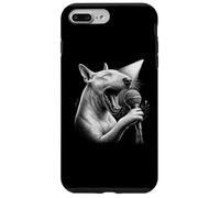 Bull Terrier anglais chantant chanteur amateur de chiens Coque pour iPhone 7 Plus/8 Plus