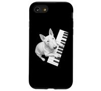 Bull Terrier anglais jouant du pianiste amateur de chiens Coque pour iPhone SE (2020) / 7 / 8