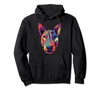 Bull Terrier Coloré Sweat à Capuche