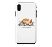 Bull Terrier Yoga Dog Day 3 Tentative Coque pour iPhone XS Max