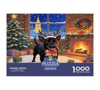 Bull Terrier1000 Piece Jigsaw Puzzle for Adults Educational Games NoëlChallenging Home Decors Great Gift Idea70x50cm/1000pcs