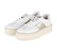Bullboxer 6NU0360102 1100 Baskets à plateforme en cuir pour femme Blanc Pointure 37, Blanc., 38 EU