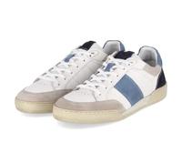 Bullboxer 7VD0020101 4100 Baskets basses en cuir pour homme Blanc Taille 41, Combinaison blanche., 44 EU