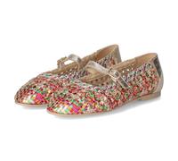 BULLBOXER Ballerines à barrettes multicolores pour femme en cuir lisse, multicolore, 39 EU