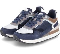Bullboxer Hommes Baskets Bleu foncé Cuir Textile Synthétique Taille : 46