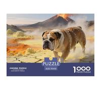 BullChien 1000 Pieces Faune Sauvage Puzzle pour Adulte Jeu Éduchatif Défi De l'art De La DécoRation Moderne Adultes Et Enfants Dès 14 Ans 70x50cm/1000pcs