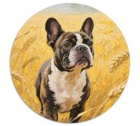 BullChien français 1000 Piece Jigsaw Puzzle for Adults Educhational Games Stress Relief Puzzle Cultivate The Spirit of Teamwork for Adults and Kids, Age 12 Years Up 1000pcs (67.5x67.5cm)