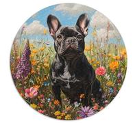 BullChien français 1000 Pieces Jigsaw Puzzles for Adults Family Challenge Toys Stress Relieving Entertainment Cultivate The Spirit of Teamwork for Family Decorations 1000pcs (67.5x67.5cm)