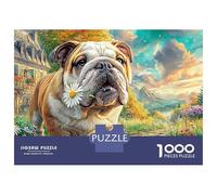BullChien Puzzle 1000 Pièces Papier Écologique Garden pour Enfants, Puzzle Relaxation Mentale, Amusement Après École, Puzzle Top Noté Rapport Qualité-Prix s 38x26cm/1000pcs