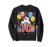Bulldog 10e anniversaire garçon fille 10 ans dix Bulldog Sweatshirt