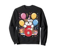 Bulldog 6e anniversaire garçon fille 6 ans sixième six Bulldog Sweatshirt