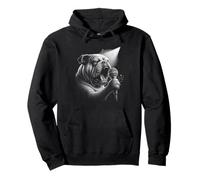 Bulldog anglais chantant chanteur amateur de chiens Sweat à Capuche