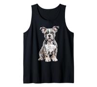 Bulldog Anglais Chiot Croquis Dessin Art Amoureux des Chiens Débardeur