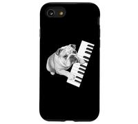 Bulldog anglais jouant du pianiste amateur de chiens Coque pour iPhone SE (2020) / 7 / 8
