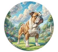 Bulldog Anglais Puzzle 1000 Pièces Adultes Et Enfants Dès 14 Ans Thème Animal Pièces Parfaitement Assorties Jouets Défi Éducatifs Détente Collection 1000pcs (67.5x67.5cm)