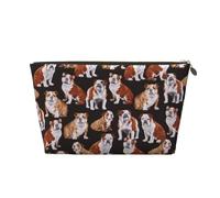 Bulldog Anglais, Trousse de Maquillage Trousse à cosmétiques Trousse de Toilette de Voyage Portable Pochette de Toilette