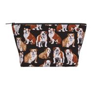 Bulldog Anglais, Trousse de Toilette Trousse de Maquillage Sac à cosmétiques Trousse de Toilette de Voyage Portable
