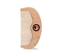Bulldog Original Beard Comb peigne à barbe en bois Peach Wood 10,4 cm 1 pcs