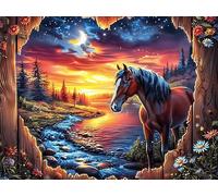 Bulldog français 1000 Pieces Casse-tête Collectionneur en Carton sans Déformation Créatures cosmiques Magiques Très Difficile Motif Complexe Décoration Murale Cadeau Noël Premium 1000 PCS/75x50cm