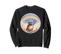 Bulldog français Rainbow Bridge commémoratif pour Chien français Sweatshirt