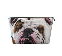 Bulldog français, Trousse de Maquillage Trousse à cosmétiques Trousse de Toilette de Voyage Portable Pochette de Toilette