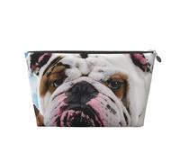 Bulldog français, Trousse de Toilette Trousse de Maquillage Sac à cosmétiques Trousse de Toilette de Voyage Portable