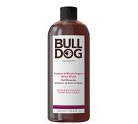 Bulldog Gel douche Vétiver et Poivre noir pour hommes, Naturel, Gel douche rafraîchissant pour hommes, 500 ml