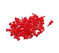Bulldog Golf Tees® Castle Lot de 100 tees de golf courts Rouge 32 mm