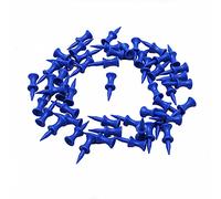 Bulldog golf tees® Castle Lot de 50 tees de golf Bleu 38 mm