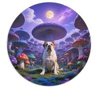Bulldog, Jeu Circulaire Exigeant De 1000 Pièces Avecchien de Compagnie, Recommandé pour Moments De Silence Et Concentration 1000pcs (67.5x67.5cm)