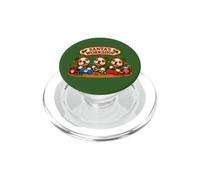 Bulldog Jouet d'atelier du Père Noël Cadeau de Noël au Pôle Nord PopSockets PopGrip pour MagSafe