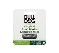 Bulldog Recharges de lames pour rasoir hommes – 5 lames acier trempé – Lot de 4