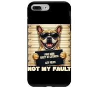 Bulldog Mugshot est né Coupable de gentillesse, ce n'est Pas de ma faute Coque pour iPhone 7 Plus/8 Plus