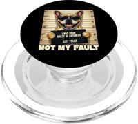 Bulldog Mugshot est né Coupable de gentillesse, ce n'est Pas de ma faute PopSockets PopGrip pour MagSafe