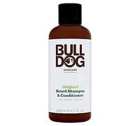 Bulldog Original 2 en 1 Shampooing et après-shampoing pour barbe pour homme 200 ml Lot de 4
