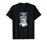 Bulldog Protest - Tax The Rich Statement Design T-Shirt