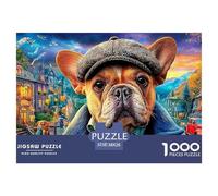 Bulldog Puzzle Adulte 1000 Pièces De Qualité Supérieure : Maîtrisez Le Défi du Puzzle Difficile - pour Un Large Panel Dès 14 Ans 38x26cm/1000pcs