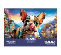 Bulldog Puzzle Adulte 1000 Pièces De Qualité Supérieure : Maîtrisez Le Défi du Puzzle Difficile - pour Un Large Panel Dès 14 Ans 52x38cm/1000pcs