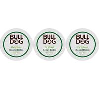 BULLDOG SKINCARE - Baume à barbe original, pour un état et une tenue légère, pour tous les types de barbe, 75 g x 3 paquets