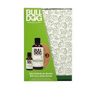 Bulldog Skincare For Men - Coffret cadeau "Beardcare Kit" - Contient 1 huile à raser, 1 shampooing à barbe 2 en 1 et 1 peigne à raser