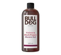 Bulldog Vetiver and Black Pepper gel de douche pour homme 500 ml