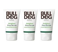 BULLDOG SKINCARE - Gommage visage original pour homme exfoliant à la coquille d'amande 125 ml x 3