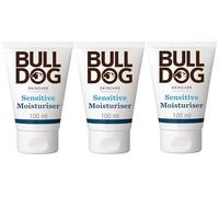 Bulldog Skincare Lot de 3 hydratants pour le visage sensible pour homme, sans parfum, spécialement formulé pour les peaux sensibles, fournit une hydratation 24 heures, 100 ml