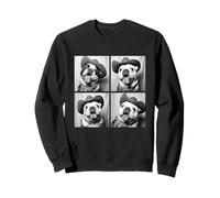 Bulldogs britanniques de l'ouest drôle de chiens de cowboy mignons anglais Sweatshirt