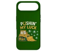Bulldozer Pushing My Luck pour la Saint-Patrick 6 7 Lucky Numbers Coque pour iPhone Air
